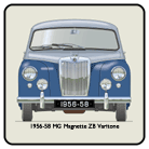 MG Magnette ZB Varitone 1956-58 Coaster 3